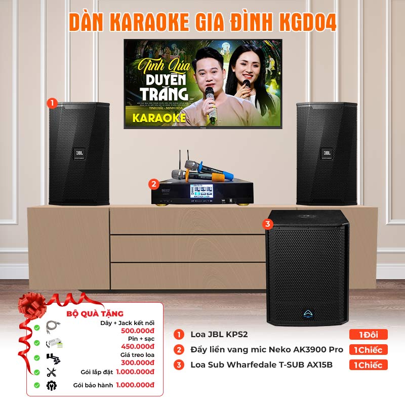 Dàn karaoke gia đình KGD04