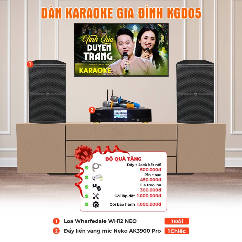 Dàn karaoke gia đình KGD05