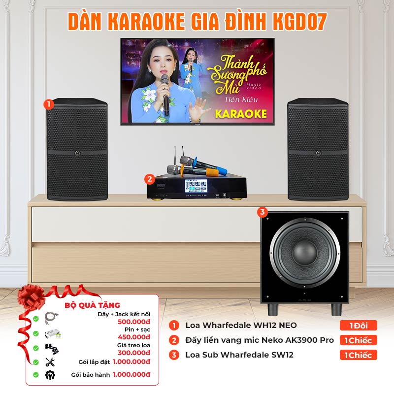 Dàn karaoke gia đình KGD07