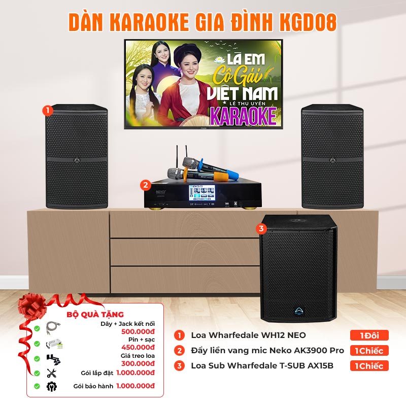 Dàn karaoke gia đình KGD08