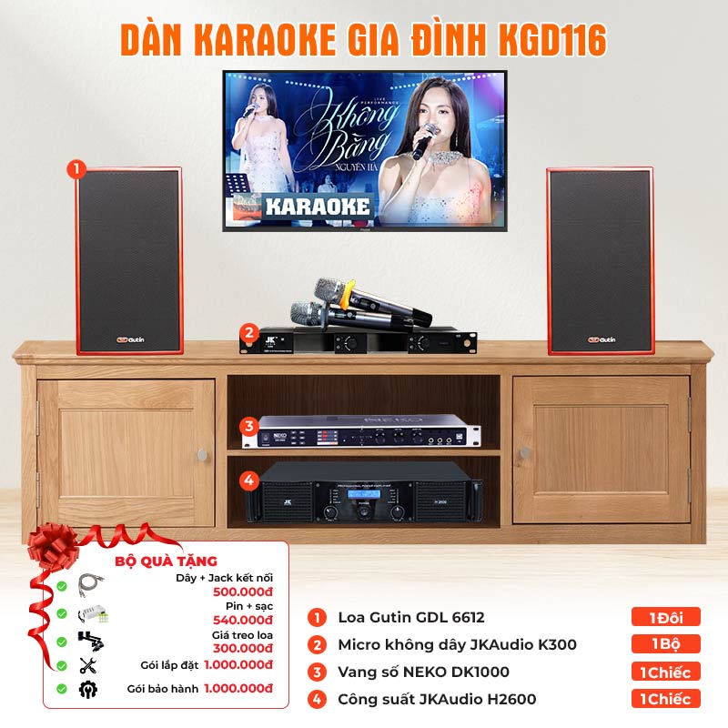 Dàn karaoke gia đình KGD116