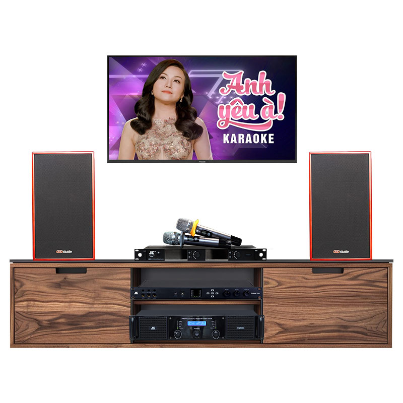 Dàn karaoke gia đình KGD119 (Gutin GDL 6612, JKAudio H2600, X6000 Plus, K300)