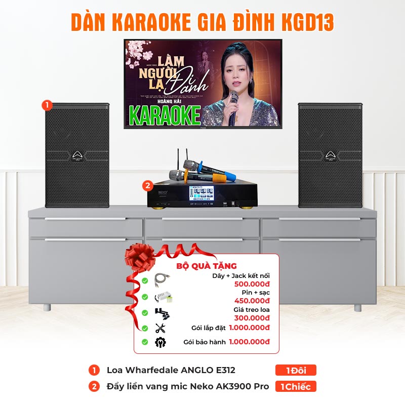 Dàn karaoke gia đình KGD13