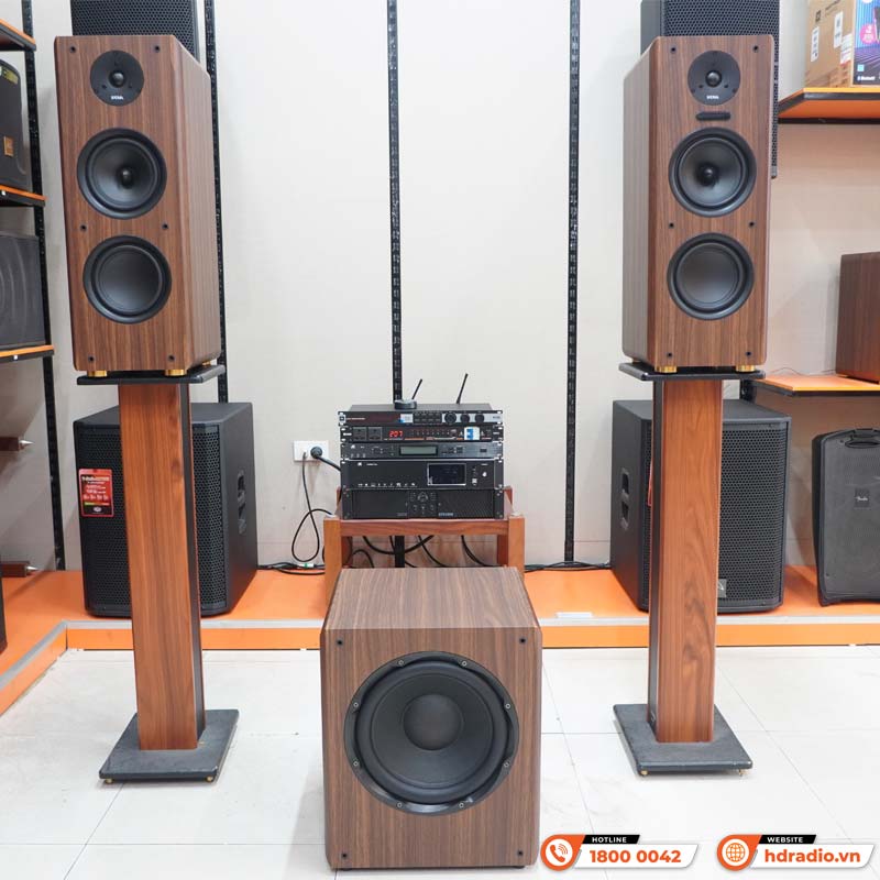 Dàn karaoke mini GD13 (Kadma BS56, Sub Su30, Chân loa KST70)-2