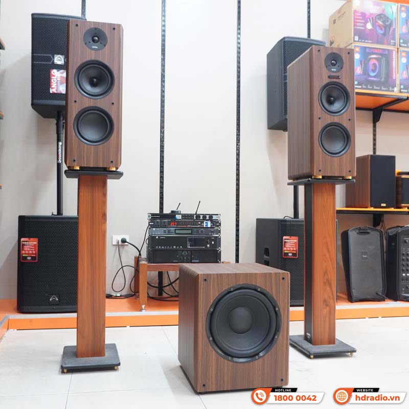 Dàn karaoke mini GD13 (Kadma BS56, Sub Su30, Chân loa KST70)-3