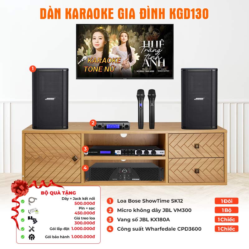 Dàn karaoke gia đình KGD130