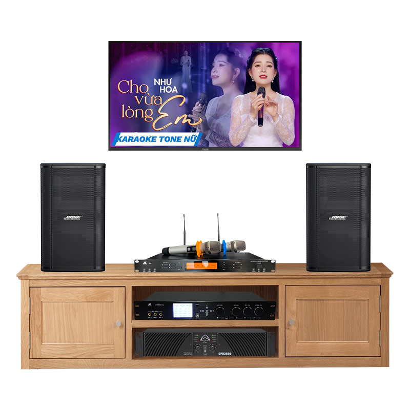 Dàn karaoke gia đình KGD133 (Bose ShowTime SK12, Wharfedale CPD3600, JKAudio X9000 Pro, B9)