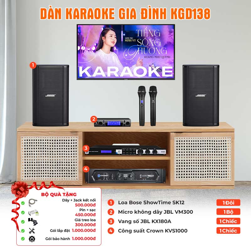 Dàn karaoke gia đình KGD138