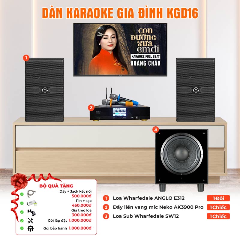 Dàn Karaoke Gia Đình KGD16