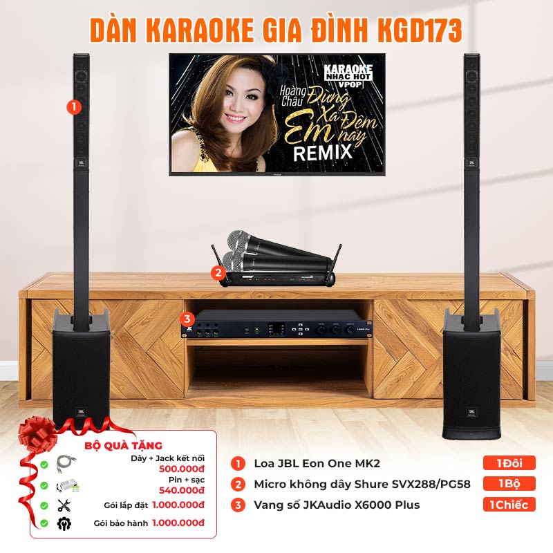 Dàn karaoke gia đình KGD173