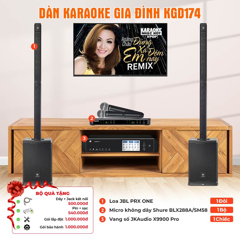 Dàn karaoke gia đình KGD174