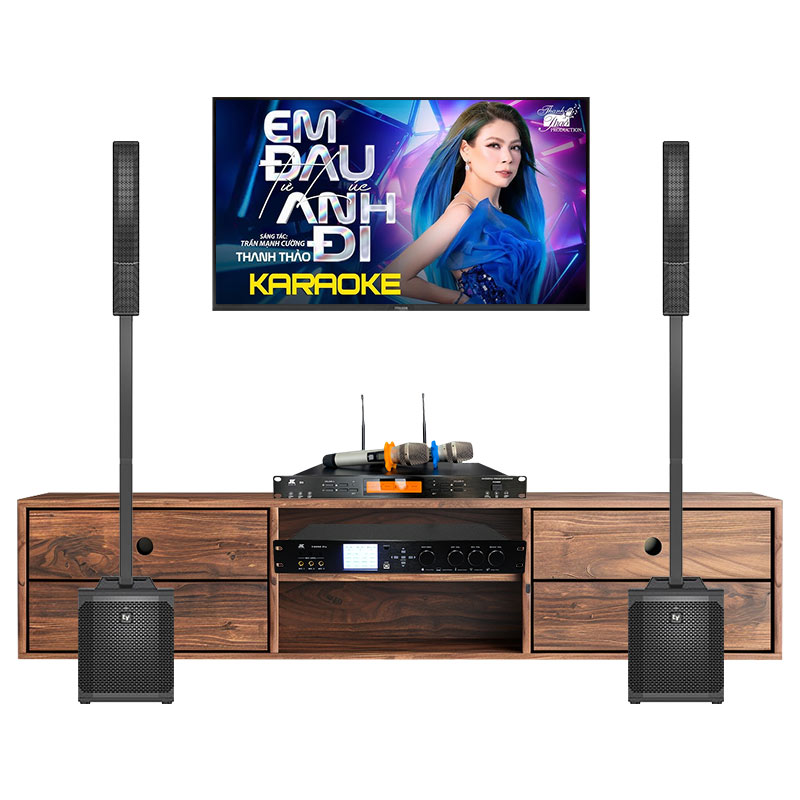 Dàn karaoke gia đình KGD176 (Electro voice Evolve 30M, JKaudio X9000 Pro, JKAudio B9)