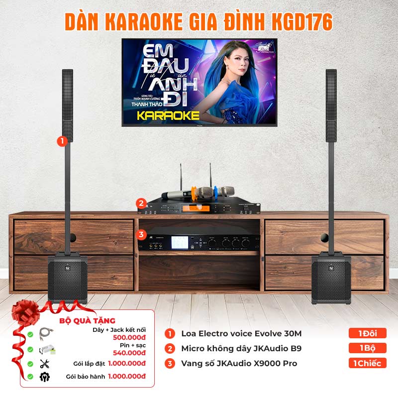 Dàn karaoke gia đình KGD176