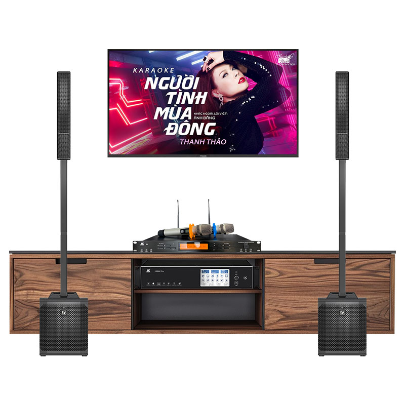 Dàn karaoke gia đình KGD177 (Electro voice Evolve 30M, JKaudio X9900 Pro, JKAudio B9)