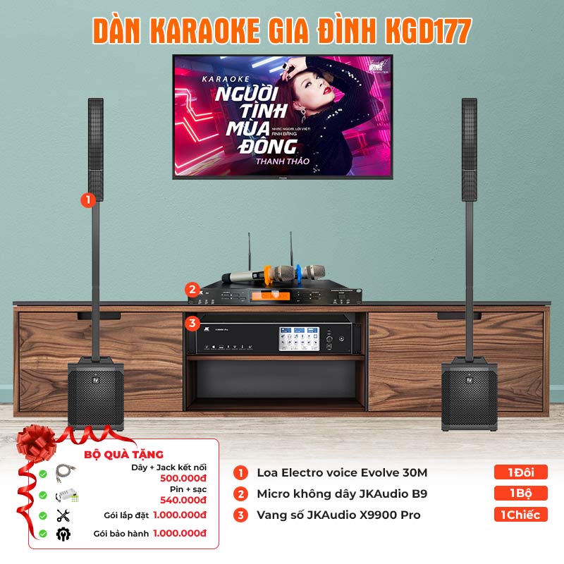 Dàn karaoke gia đình KGD177