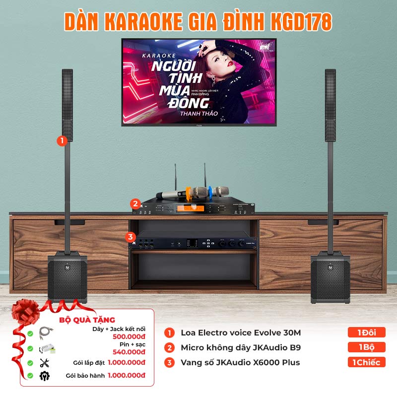 Dàn karaoke gia đình KGD178