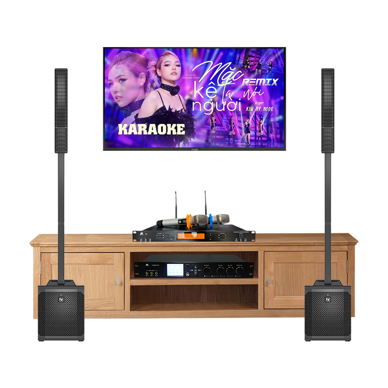 Dàn karaoke gia đình KGD179 (Electro voice Evolve 30M, JKaudio X9000 Pro, JKAudio B9)