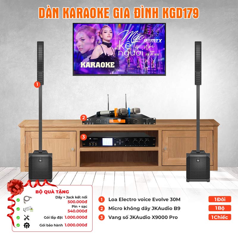Dàn karaoke gia đình KGD179