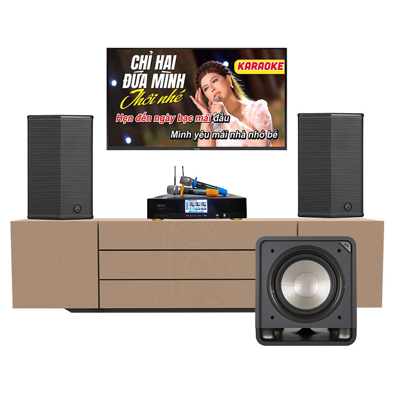 Dàn Karaoke Gia Đình KGD19 (Wharfedale Sigma X12, Neko AK3900 Pro, Polk Audio HTS12)