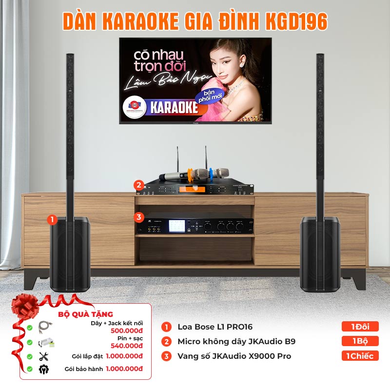 Dàn karaoke gia đình KGD196 (Bose L1 PRO16, JKAudio B9, X9000 Pro)-2