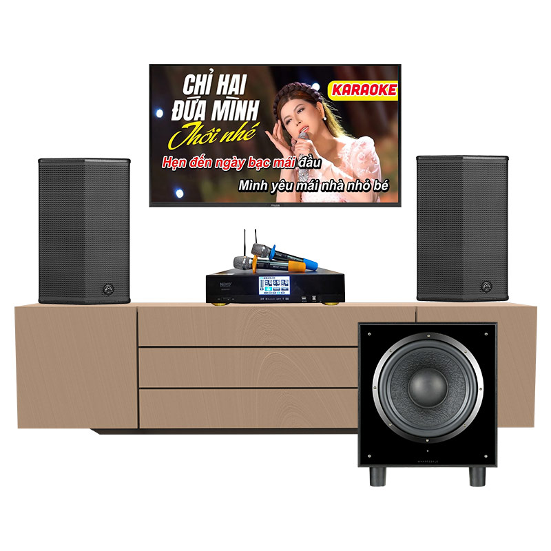 Dàn Karaoke Gia Đình KGD20 (Wharfedale Sigma X12, Neko AK3900 Pro, Wharfedale SW12)