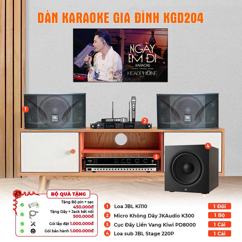Dàn karaoke gia đình KGD204