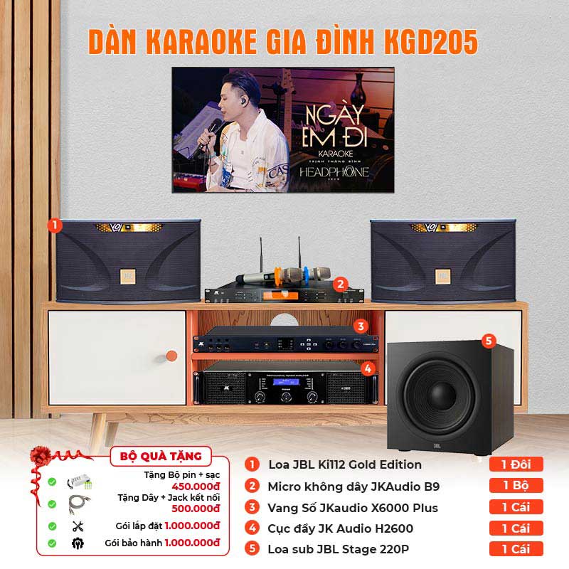 Dàn karaoke gia đình KGD205