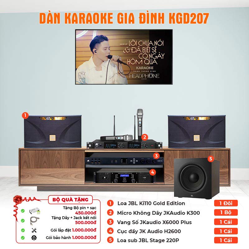 Dàn karaoke gia đình KGD207