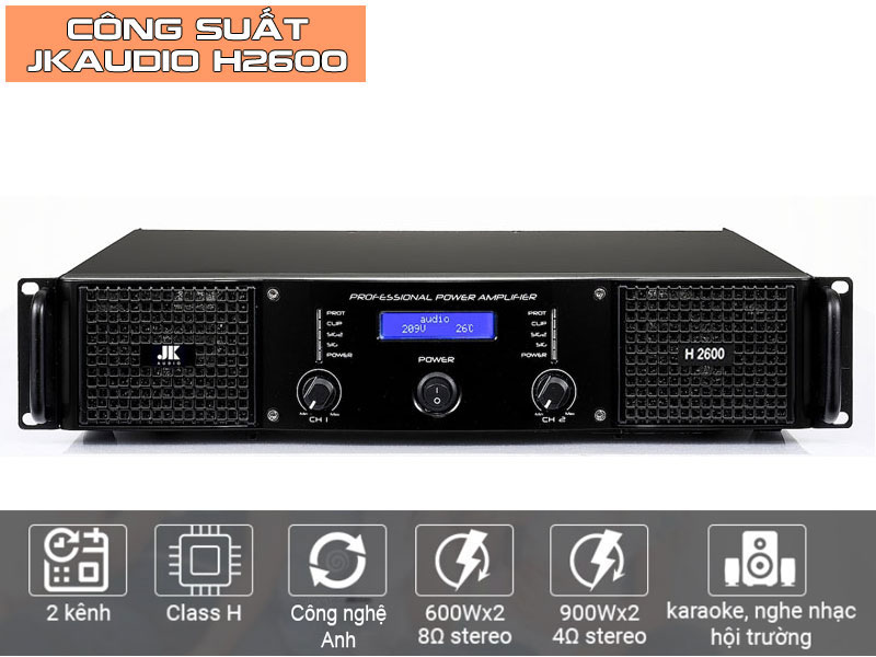 Cục đẩy công suất JKAudio H2600