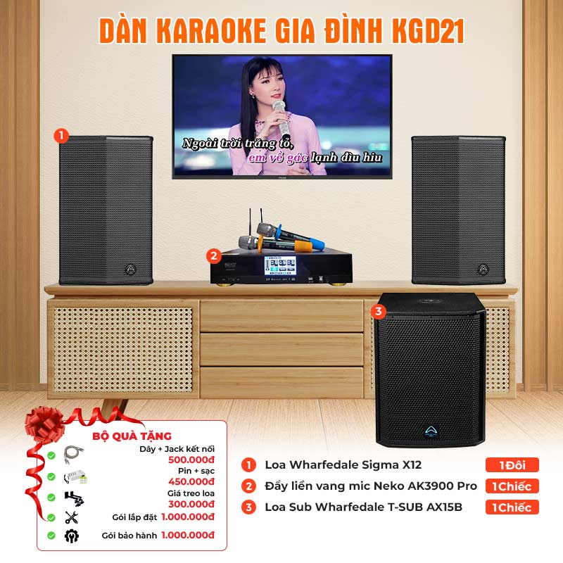 Dàn Karaoke Gia Đình KGD21 Dàn Karaoke Gia Đình KGD21