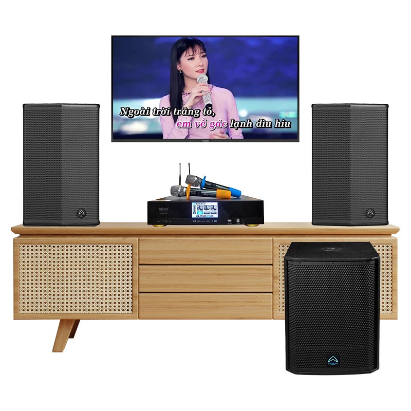 Dàn Karaoke Gia Đình KGD21 (Wharfedale Sigma X12, Neko AK3900 Pro, T-SUB AX15B)