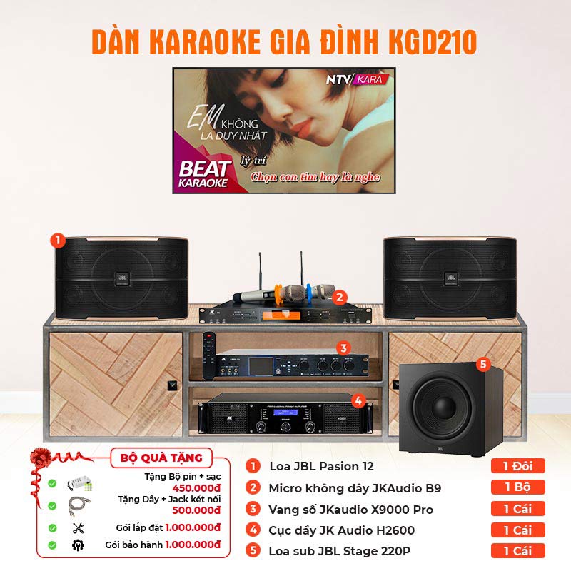 Dàn karaoke gia đình KGD210