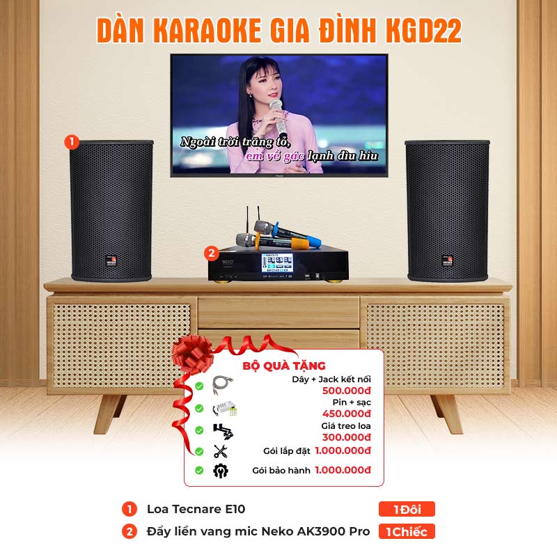 Dàn Karaoke Gia Đình KGD22 Dàn Karaoke Gia Đình KGD22