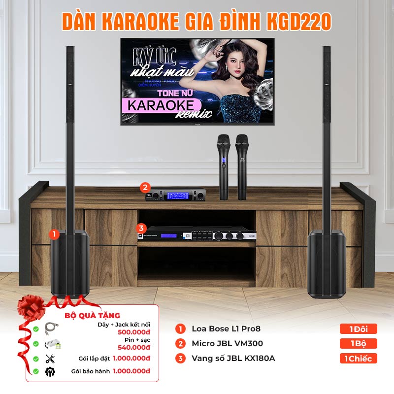 Dàn karaoke gia đình KGD220