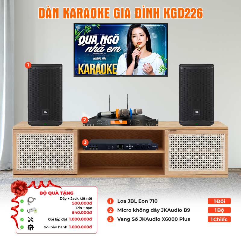 Dàn karaoke gia đình KGD226
