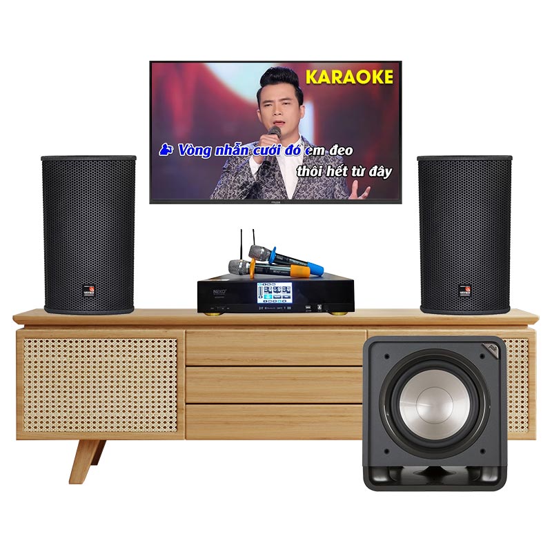 Dàn Karaoke Gia Đình KGD23 (Tecnare E10, Neko AK3900 Pro, Polk Audio HTS12)