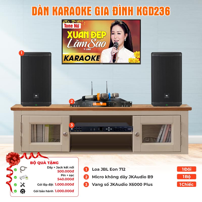 Dàn karaoke gia đình KGD236