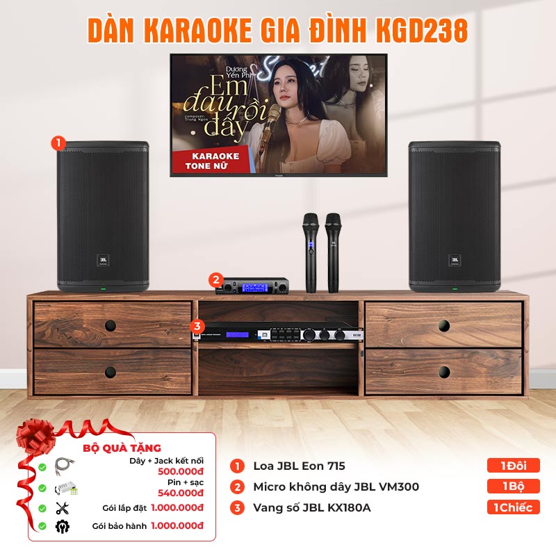 Dàn karaoke gia đình KGD238