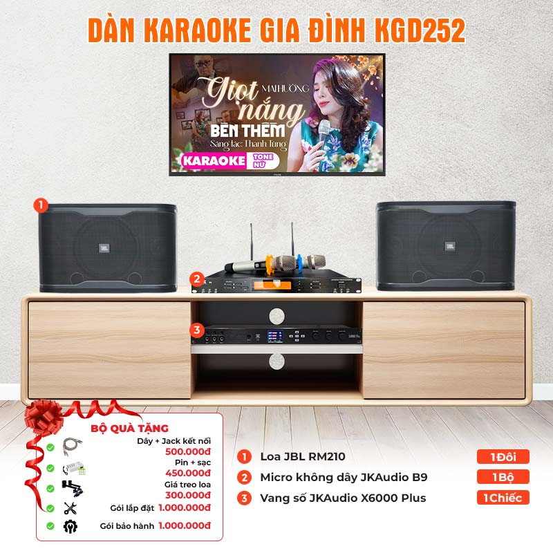 Dàn karaoke gia đình KGD252
