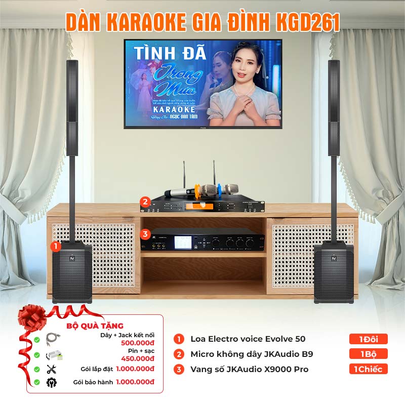 Dàn karaoke gia đình KGD261