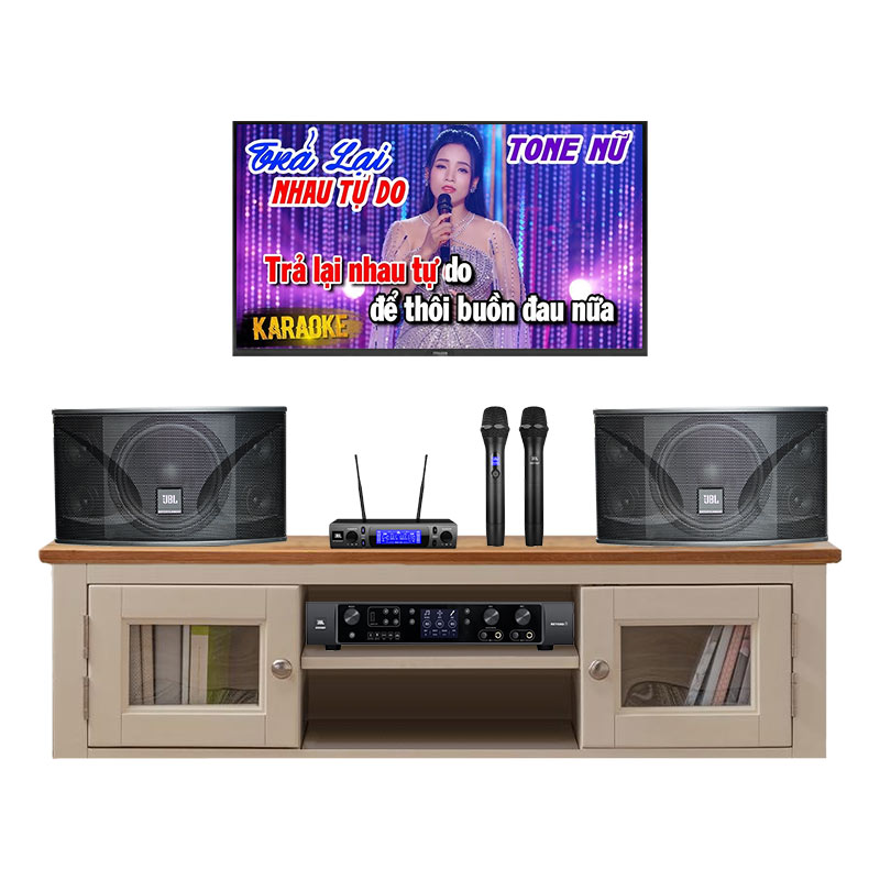 Dàn karaoke gia đình KGD277 (JBL Ki110, JBL Beyond 3, JBL VM300)