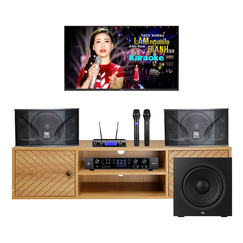 Dàn karaoke gia đình KGD280 (JBL Ki110, JBL Beyond 3, JBL VM300, JBL Stage 220P)