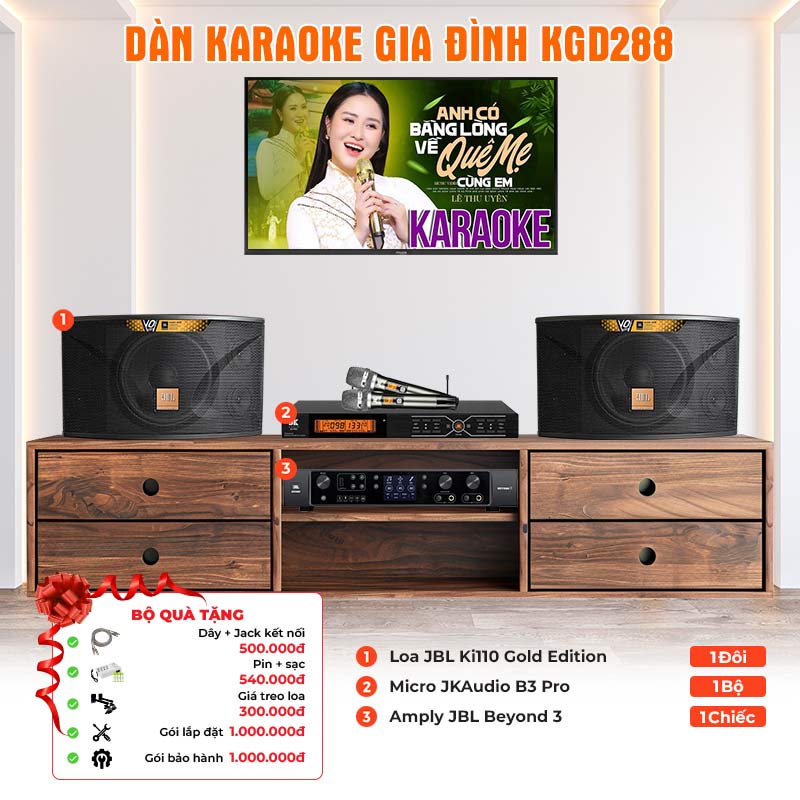 Dàn karaoke gia đình KGD288