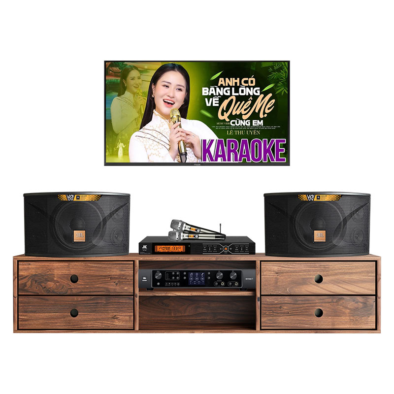Dàn karaoke gia đình KGD288 (JBL Ki110 Gold Edition, Beyond 3, JKaudio B3 Pro)
