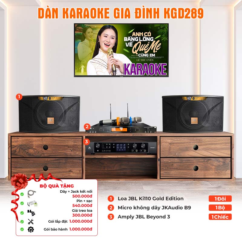 Dàn karaoke gia đình KGD289