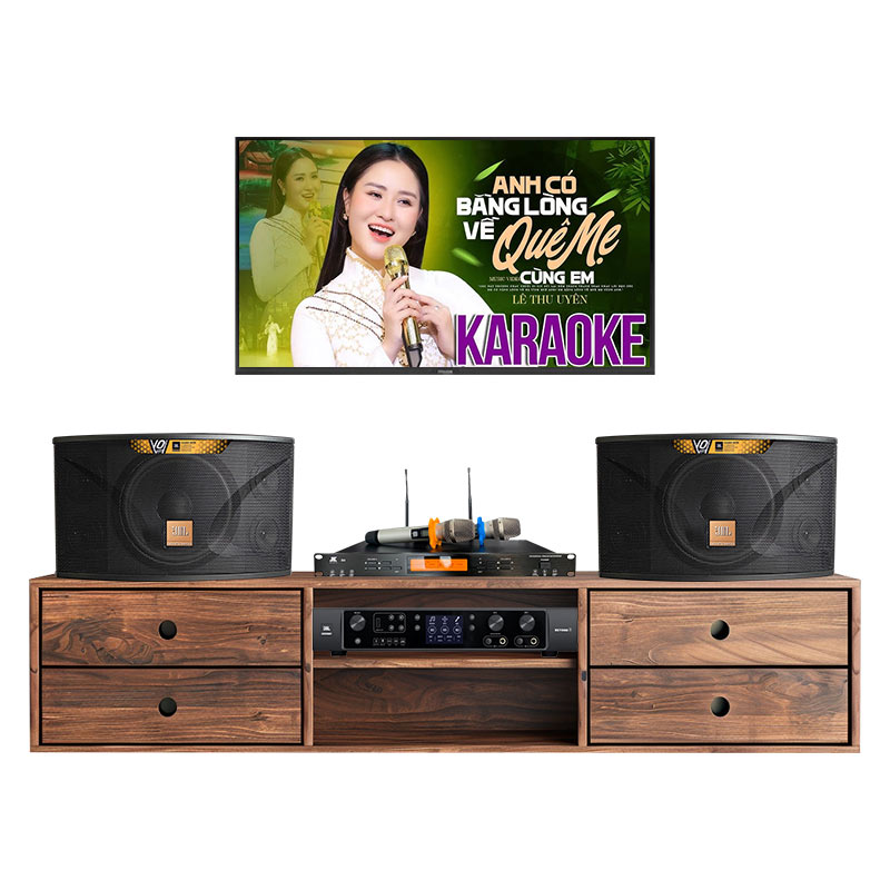 Dàn karaoke gia đình KGD289 (JBL Ki110 Gold Edition, Beyond 3, JKaudio B9)