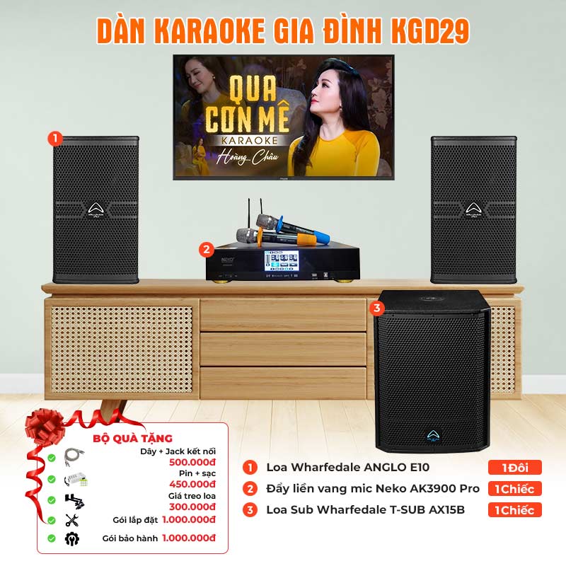 Dàn karaoke gia đình KGD29
