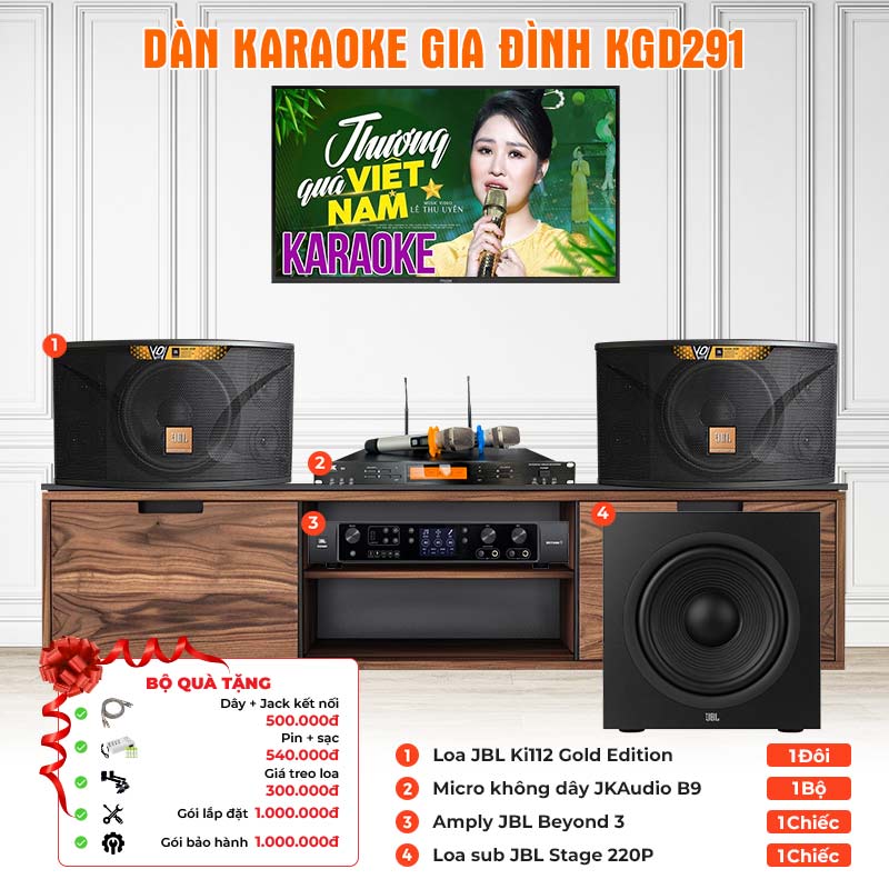Dàn karaoke gia đình KGD291 Dàn karaoke gia đình KGD291