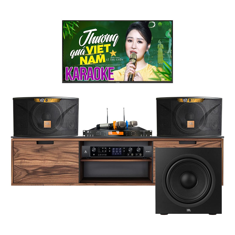 Dàn karaoke gia đình KGD291 (JBL Ki112 Gold Edition, Beyond 3, Stage 220P, JKaudio B9, )