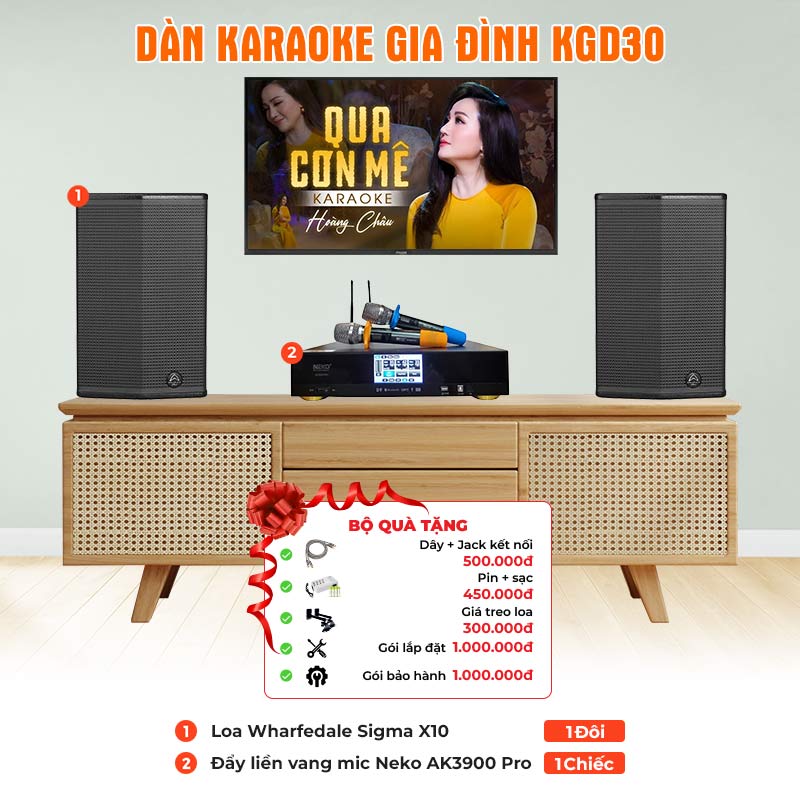 Dàn karaoke gia đình KGD30